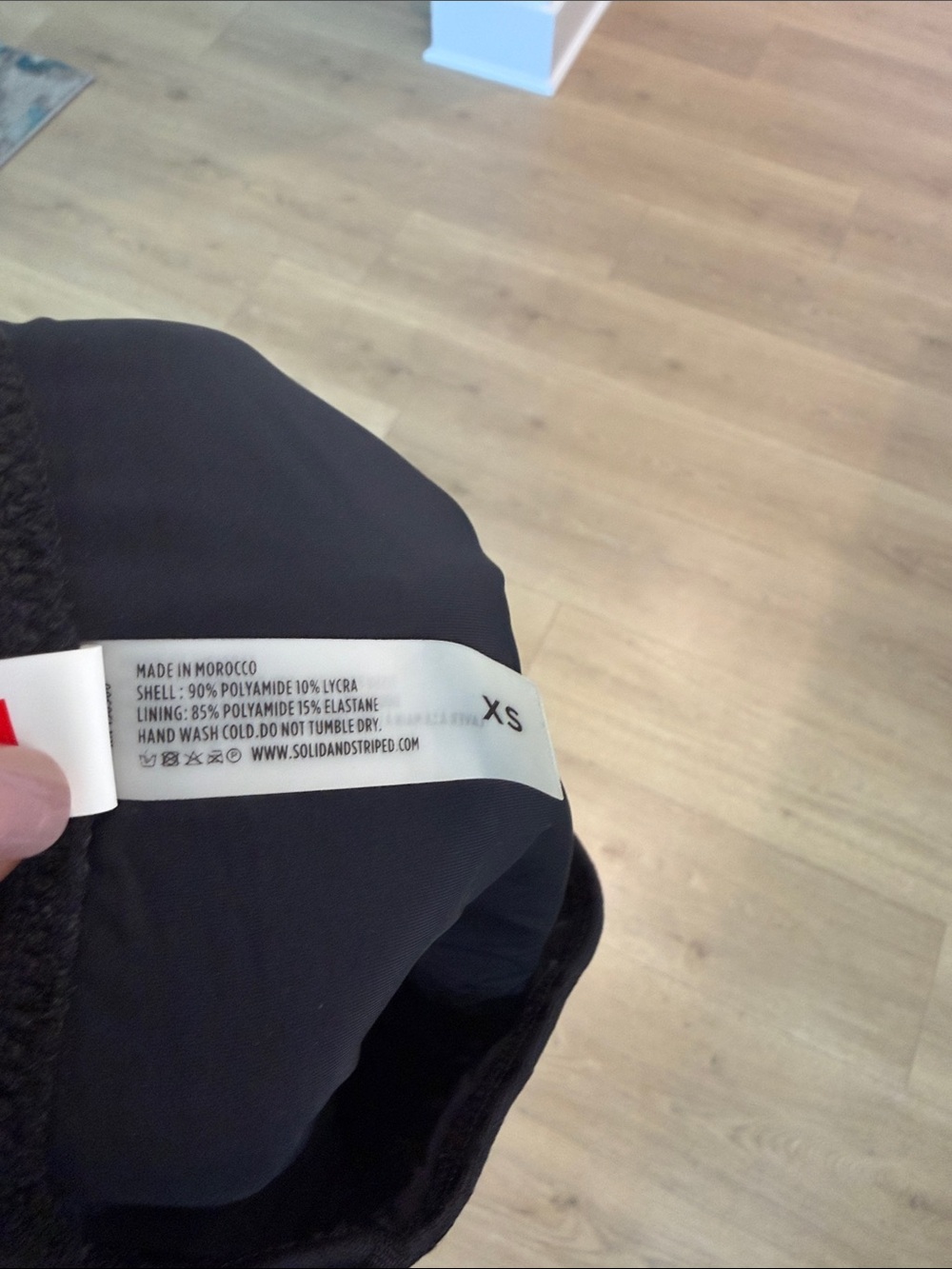 NWT The Georgia Stretch-jacquard High-rise Black Bikini Briefs XS - Picture 5 of 9
